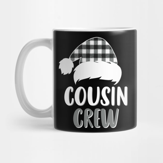 Cousin Crew White Plaid Santa Hat Family Matching Christmas Pajama by Sincu